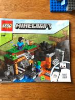 Lego Minecraft de verlaten mijn nr 21166 met boekje, Ophalen of Verzenden, Zo goed als nieuw
