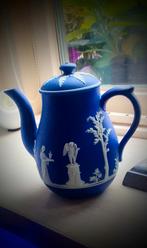 Wedgwood jasperware  blauwe koffiepot, Antiek en Kunst, Ophalen of Verzenden
