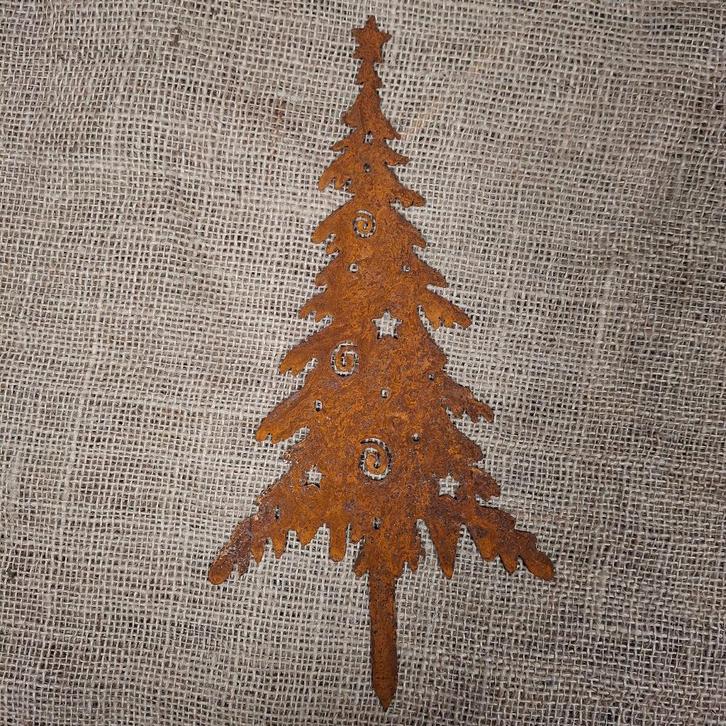 Kerstboom met hertjes, Huis en Inrichting, Woonaccessoires | Wanddecoraties, Zo goed als nieuw, Ophalen of Verzenden