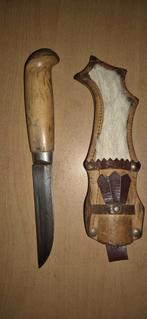 KJ Eriksson Mora Sweden puukko mes – berkenhout, Ophalen of Verzenden, Overige soorten, Overige gebieden, Mes of Dolk