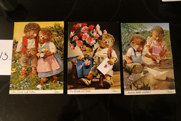 set gave, ongelopen kleuren-ansichten Mecki, Verzamelen, Ansichtkaarten | Themakaarten, Ongelopen, 1960 tot 1980, Sterren en Beroemdheden