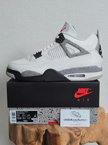 Nike Air Jordan 4 Retro OG 'White Cement' - Maat 46 beschikbaar voor biedingen