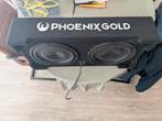 Phoenix Gold Dubbele 10 Inch Subwoofer, Ophalen, Gebruikt