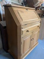 Massief Eiken Secretaire, Huis en Inrichting, Kasten | Secretaires, Ophalen, Zo goed als nieuw, Begin jaren '80