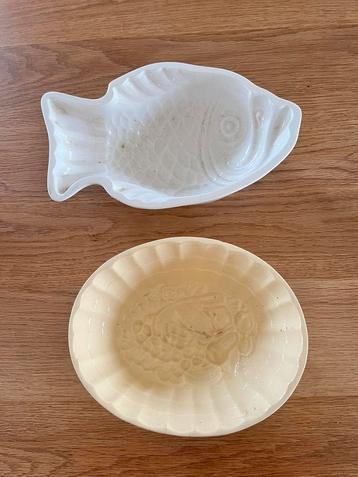 Société céramique puddingvorm 2x vis en fruit beschikbaar voor biedingen
