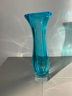 Blauw Murano vaas, Antiek en Kunst, Antiek | Glas en Kristal, Ophalen of Verzenden