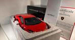Lamborghini aventador red autoart 1.18, Ophalen of Verzenden, Autoart, A, A