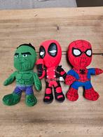 Marvel Knuffels - Hulk, Deadpool, Spiderman - 35cm, Ophalen of Verzenden, Zo goed als nieuw, Overige typen