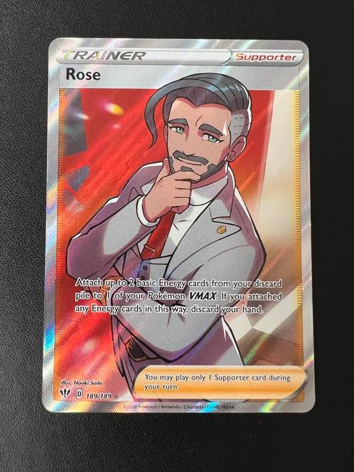 Rose 189/189, Hobby en Vrije tijd, Verzamelkaartspellen | Pokémon, Nieuw, Losse kaart, Ophalen of Verzenden