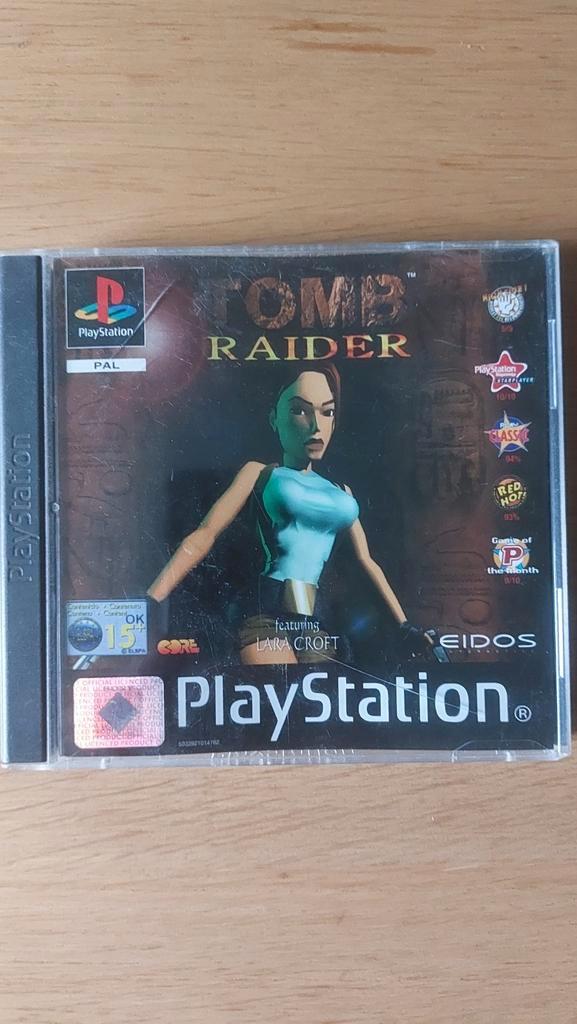 Tomb Raider - PlayStation (PS1), Spelcomputers en Games, Games | Sony PlayStation 1, Gebruikt, Avontuur en Actie, 1 speler, Vanaf 12 jaar