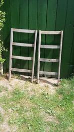 Te koop,  houten laddertjes., Doe-het-zelf en Verbouw, Ladders en Trappen, Ophalen, Gebruikt, Ladder, Minder dan 2 meter