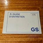 Onderhouds boekje Citroën GS 1972, Ophalen of Verzenden