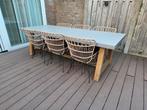 6 mooie Bamboe tuinstoelen, Ophalen, Zo goed als nieuw, Overige materialen