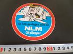 sticker ik heb gevlogen met de NLM cityhopper - vliegtuig *, Verzamelen, Ophalen, Zo goed als nieuw