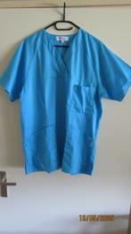Medische tuniek / scrub top blauw – maat L (Clinic Dress), Ophalen of Verzenden, Zo goed als nieuw, Maat 38/40 (M), Blauw