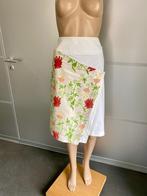 H483 Stroke maat 38=M rok rokje wit/beige/groen, Kleding | Dames, Rokken, Maat 38/40 (M), Wit, Ophalen of Verzenden, Zo goed als nieuw