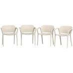 Set van 4 kunststof tuinstoelen nieuw, Tuin en Terras, Ophalen of Verzenden, Nieuw