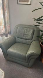 Zeer degelijke leren Fauteuil, Ophalen, Zo goed als nieuw, 100 tot 125 cm, Leer