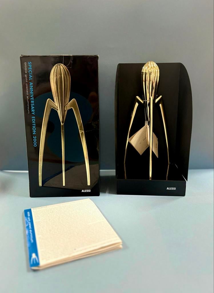 Alessi Juicy Salif Gold - Limited Edition 2000s, Ophalen of Verzenden, Nieuw