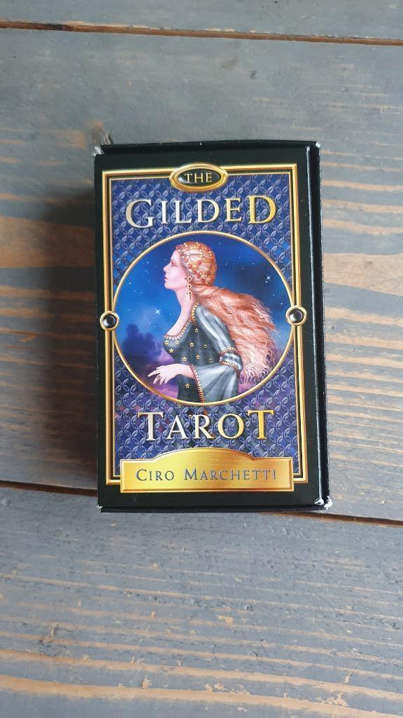 Gilded Tarot – nauwelijks gebruikt, compleet met boekje, Boeken, Esoterie en Spiritualiteit, Zo goed als nieuw, Overige typen