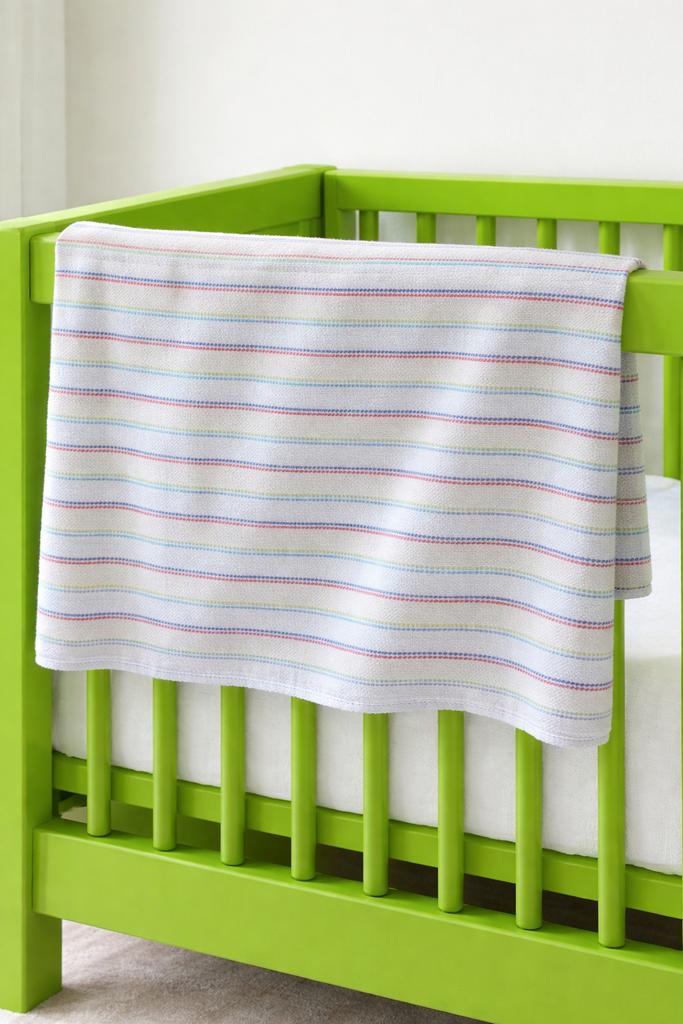 Lap stof, zware flanel , 3,50 x 1,50 mtr, gestreept, Hobby en Vrije tijd, Overige materialen, 120 cm of meer, Beige, Ophalen of Verzenden