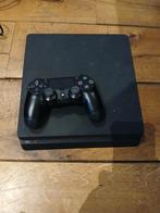 Ps4 slim inclusief 2 controllers, Ophalen of Verzenden, Zo goed als nieuw, Controller