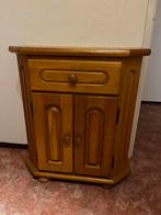 Blank eiken kastje, Huis en Inrichting, Kasten | Vitrinekasten, Ophalen, Gebruikt, Eikenhout, 50 tot 100 cm