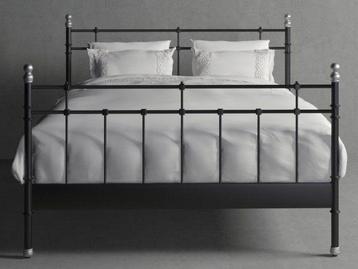 IKEA zwart metalen bedframe 160x200 - Javaplein - afbeelding 1