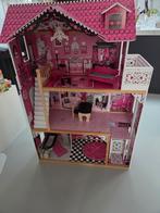 Kidkraft houten popenhuis amelia, Ophalen, Gebruikt, Poppenhuis