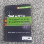 Beknopte uitgave wat werkt: pedagogisch handelen en klassenm, Ophalen, Zo goed als nieuw, Robert J. Marzano; Jana S. Marzano; Debra J. Pickering