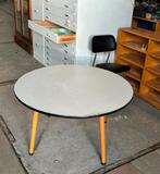 Vintage salontafel, Ophalen, Gebruikt, Rond, 100 tot 150 cm