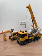 Bruder Scania Liebherr Kraan + Graafmachine, Ophalen, Gebruikt
