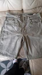 Grijs groene Hallinger shorts maat M, Kleding | Heren, Ophalen of Verzenden, Zo goed als nieuw, Blauw