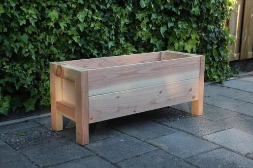 Nette Douglas plantenbak - 100x35x40, Tuin en Terras, Bloembakken en Plantenbakken, Nieuw, Hout, Binnen, Balkon, Tuin, 30 tot 60 cm