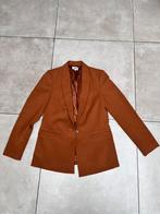 WE COGNAC BRUIN LOOSE FIT COLBERT BLAZER JASJE MAAT 40 / M, Maat 38/40 (M), Kostuum of Pak, Bruin, WE