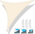 Schaduwdoek/ tarp driehoek 3 x 3 x 3 beige, Ophalen of Verzenden, Nieuw