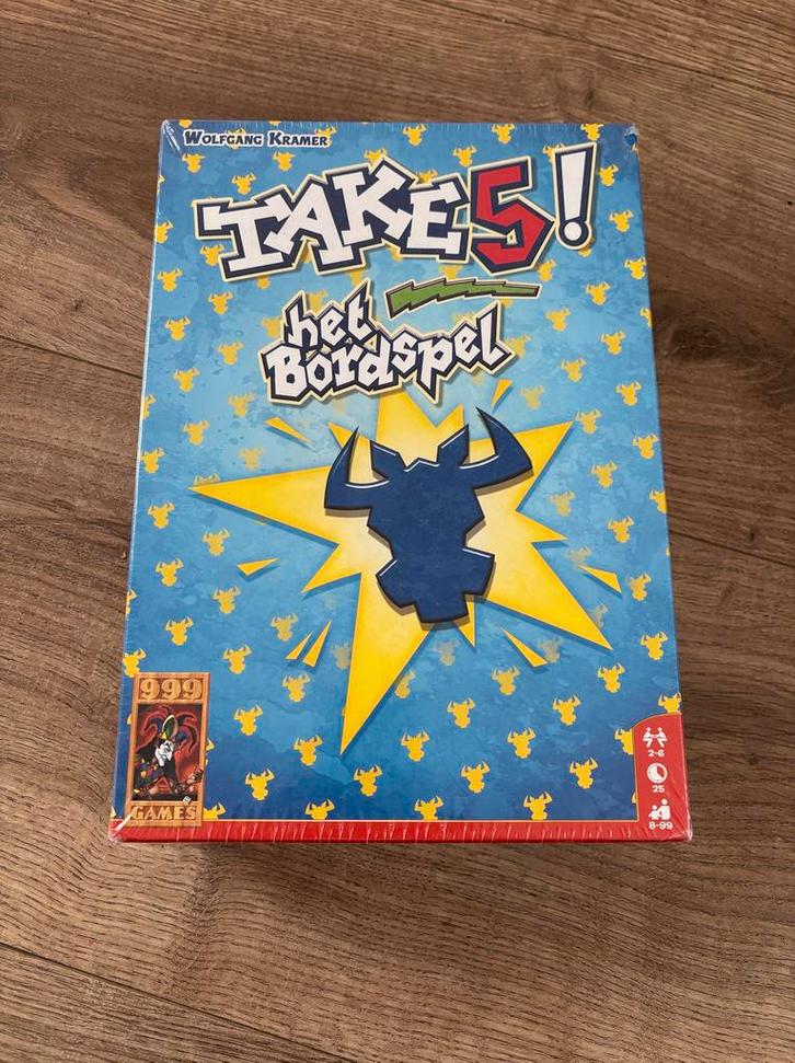 Take 5 bordspel, Hobby en Vrije tijd, Gezelschapsspellen | Overige, Nieuw, Ophalen of Verzenden