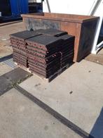 rubber tegels ., Ophalen, Gebruikt, Overige typen, Rubber