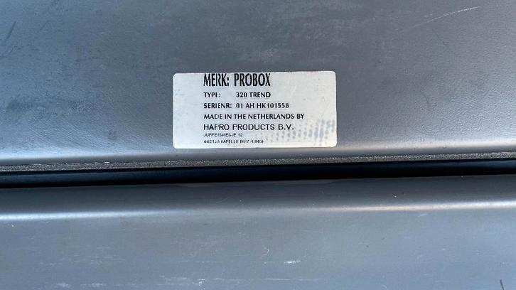 Hapro Probox 320 Trend – Ruime skibox/dakkoffer, Auto diversen, Dakkoffers, Gebruikt, Ophalen