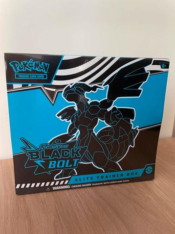 Pokémon - Black Bolt - Elite Trainer Box (SEALED) beschikbaar voor biedingen