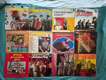 74 LP's Accordeon (ook per stuk te koop) beschikbaar voor biedingen