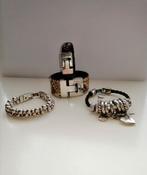 JOSH bedelarmband., Ophalen of Verzenden, Gebruikt, Bruin, Leer