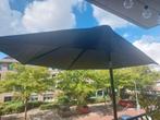 Halve Parasol - Balkon Parasol Antraciet, Ophalen, Kantelbaar, Gebruikt, 1 tot 2 meter