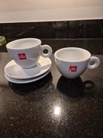 Illy cappuccino kopjes, Huis en Inrichting, Keuken | Servies, Ophalen of Verzenden, Zo goed als nieuw, Overige stijlen, Kop(pen) en/of Schotel(s)
