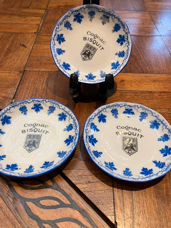 Vintage Cognac BISQUIT/ Limoges schaaltjes, Antiek en Kunst, Curiosa en Brocante, Ophalen of Verzenden