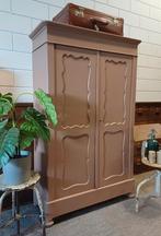 Brocante/Landelijke oudroze kast, Antieke demontabele kast