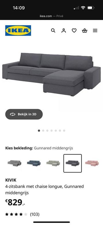 Kivik 4 persoons bank ikea - afbeelding 1