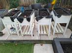 4 Moestuinbakken met Zeil - Schoon te maken!, Tuin en Terras, Bloembakken en Plantenbakken, Zo goed als nieuw, 60 tot 100 cm, Rechthoekig