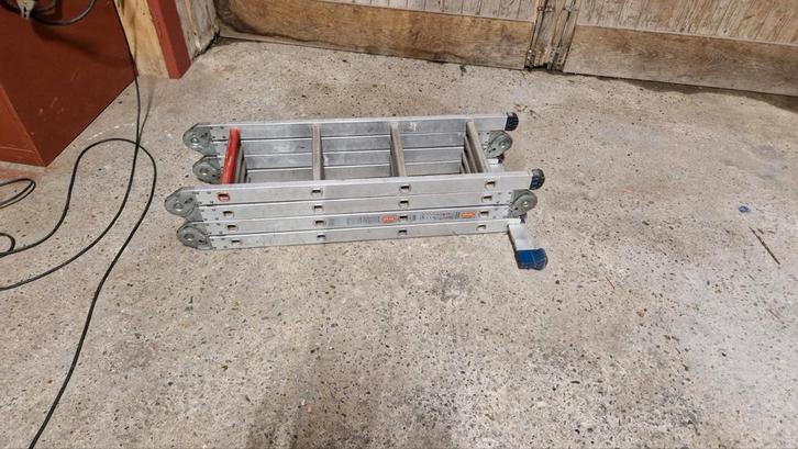 Altrex Varitrex Heavy Duty 4x4 vouwladder, Doe-het-zelf en Verbouw, Ladders en Trappen, Zo goed als nieuw, 2 tot 4 meter, Ophalen