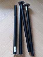IKEA OLOV Zwarte Tafelpoot 4x (Almere), Ophalen, Tafelpoot, Zo goed als nieuw, Metaal